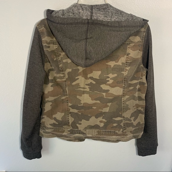 Wallflower Denim Camo Hoodie - Picture 9 of 11